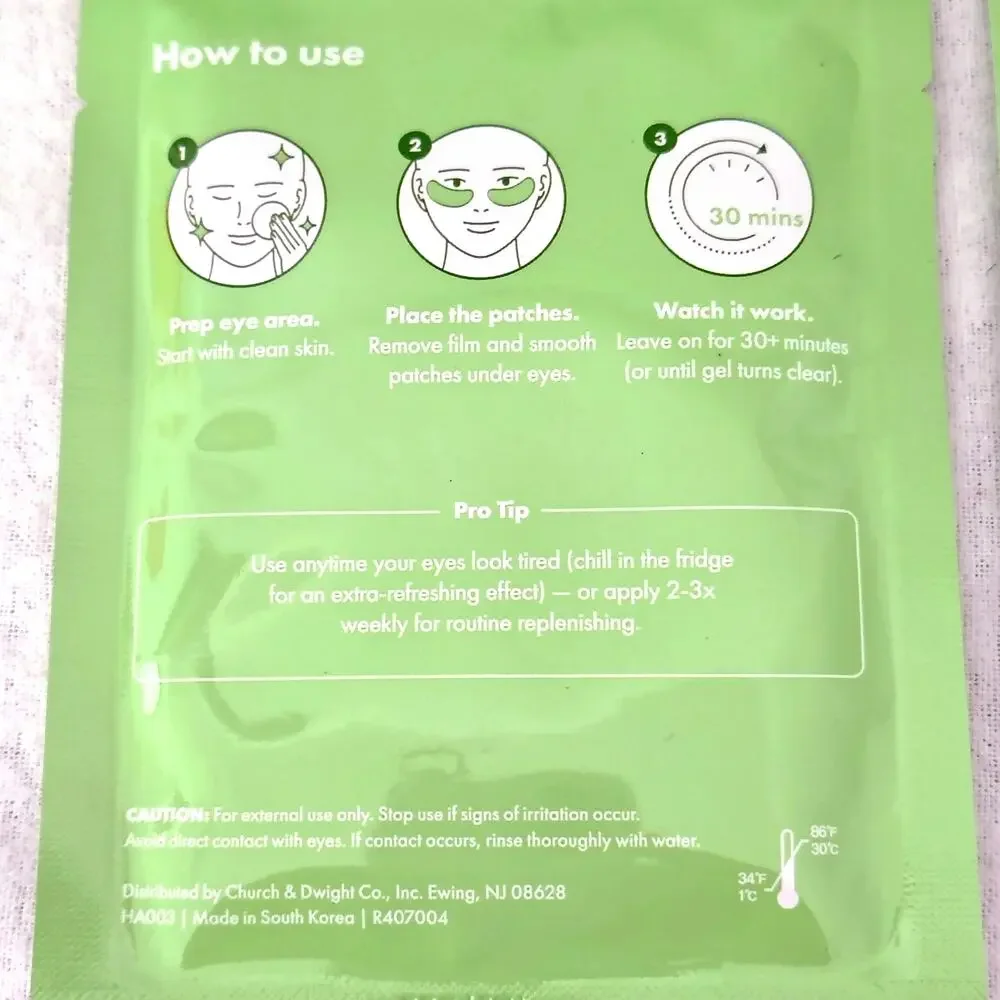 Hero the Perfect Pick Me Up For Tired Eyes Undereye Patches K Beauty Lot of 5